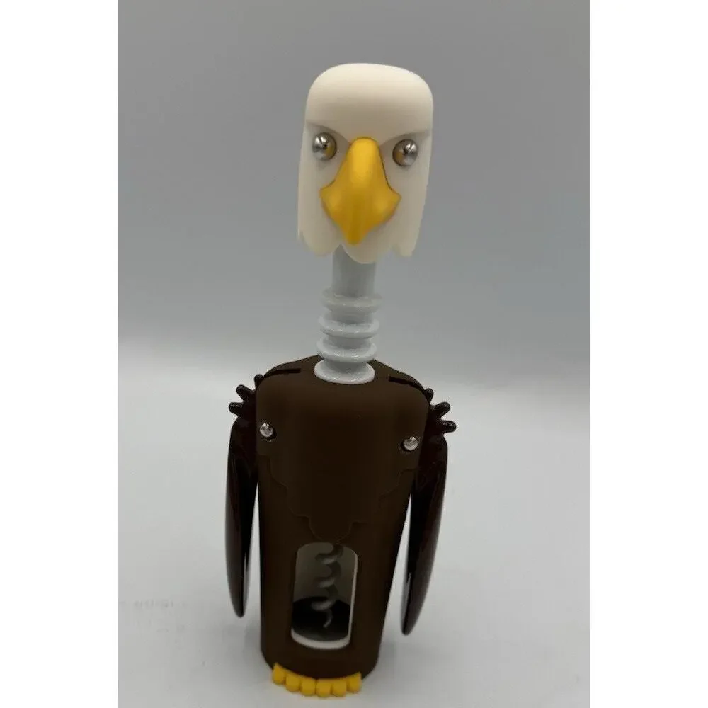 TrueZoo Bald Eagle Winged Corkscrew Wine Bottle Opener Barware